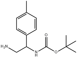 (2-Amino-1-p-tolyl-ethyl)-carbamic acid tert-butyl ester