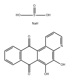 钠亚硫酸酯5,6-二羟基萘并[2,3-F]喹啉-7,12-二酮(4:2:1)