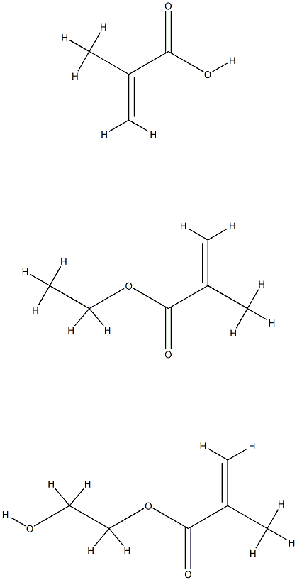 hydroxyethyl methacrylate-methacrylic acid-ethyl methacrylate copolymer