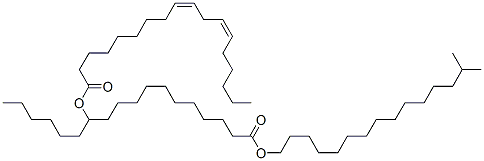 9,12-Octadecadienoic acid (9Z,12Z)-, 1-hexyl-12-(isohexadecyloxy)-12-oxododecyl ester