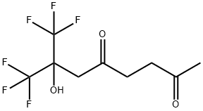 8,8,8-Trifluoro-7-hydroxy-7-(trifluoromethyl)-2,5-octanedione