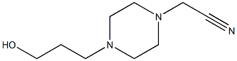 1-Piperazineacetonitrile,4-(3-hydroxypropyl)-(6CI,9CI)