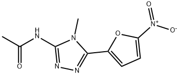 N-[4-Methyl-5-(5-nitro-2-furyl)-4H-1,2,4-triazol-3-yl]acetamide