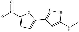N-Methyl-5-(5-nitrofuran-2-yl)-1H-1,2,4-triazol-3-amine