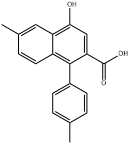4-羟基-6-甲基-1-对甲苯基-[2]萘甲酸