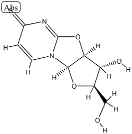 (2R)-2,3,3aβ,9aβ-Tetrahydro-3β-hydroxy-2α-(hydroxymethyl)-6H-furo[2',3':4,5]oxazolo[3,2-a]pyrimidine-6-thione