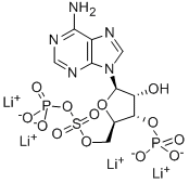 3'-腺苷酸 5'-(磷酸二氢酯) 5'-硫酸酸酐四锂盐