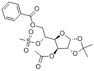 3-O-乙酰基-6-O-苯甲酰基-5-O-(甲磺酰基)-1,2-O-异亚丙基-Α-D-呋喃葡萄糖