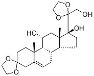 (11ALPHA)-11ALPHA,17,21-三羟基孕甾-5-烯-3,20-二酮环二(乙二缩醛)