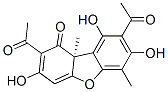 [S,(-)]-2,8-Diacetyl-3,7,9-trihydroxy-6,9b-dimethyldibenzofuran-1(9bH)-one