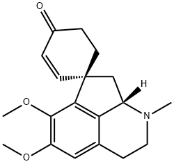 (1S)-2',3',8',8'aβ-Tetrahydro-5',6'-dimethoxy-1'-methylspiro[2-cyclohexene-1,7'(1'H)-cyclopenta[ij]isoquinoline]-4-one
