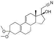 (17ALPHA)-17-羟基-3,3-二甲氧基-19-去甲孕甾-5(10),9(11)-二烯-21-腈