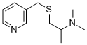 Pyridine, 3-(((2-(dimethylamino)propyl)thio)methyl)-