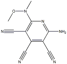 Amino-6-(N-methoxy-N-methylamino)-3,4,5-pyridinetricarbonitrile
