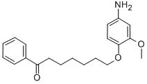 HEPTANOPHENONE, 7-(4-AMINO-2-METHOXYPHENOXY)-