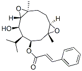 3-Phenylpropenoic acid (1S,4R,6R,8R,9S,10R,11S)-10-hydroxy-1,6-dimethyl-9-(1-methylethyl)-5,12-dioxatricyclo[9.1.0.04,6]dodecan-8-yl ester