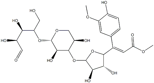 O-(5-O-(feruloyl)-alpha-arabinofuranosyl)-(1-3)-O-beta-xylopyranosyl-(1-4)-xylopyranose
