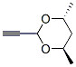 1,3-Dioxane, 2-ethynyl-4,6-dimethyl-, [4R-(2alpha,4alpha,6beta)]- (9CI)