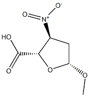 beta-D-erythro-Pentofuranosiduronic acid, methyl 2,3-dideoxy-3-nitro- (9CI)