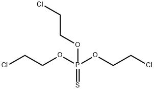 Thiophosphoric acid O,O,O-tris(2-chloroethyl) ester