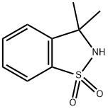 3,3-二甲基-2,3-二氢-1,2-苯并异噻唑 1,1-二氧化物