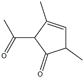 3-Cyclopenten-1-one, 2-acetyl-3,5-dimethyl- (6CI)