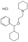 1-(2-((alpha-Cyclohexylbenzyl)oxy)ethyl)piperidine hydrochloride