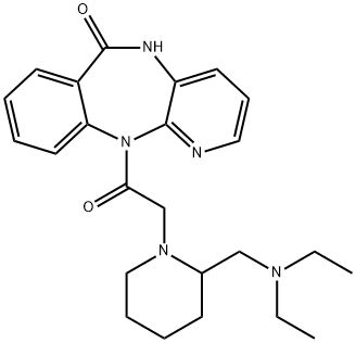 11-((2-((二乙氨基)甲基)-1-哌啶基)乙酰基)-5,11-二氢-(6H)-吡啶并[2.3-B][1.4]苯并二氮杂-6-酮
