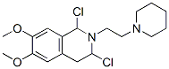 6,7-dimethoxy-2-[2-(3,4,5,6-tetrahydro-2H-pyridin-1-yl)ethyl]-3,4-dihy dro-1H-isoquinoline dichloride