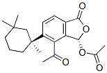 (3S)-4-Acetyl-1,3-dihydro-1-oxo-5-[(1S)-1,3,3-trimethylcyclohexyl]isobenzofuran-3-ol acetate