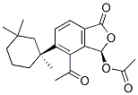(3R)-4-Acetyl-1,3-dihydro-1-oxo-5-[(1S)-1,3,3-trimethylcyclohexyl]isobenzofuran-3-ol acetate