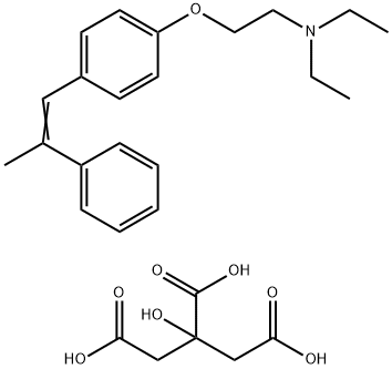 1-(p-(beta-Diethylaminoethoxy)phenyl)-1,2-diphenylethylene citrate
