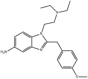 1H-Benzimidazole-1-ethanamine, 5-amino-N,N-diethyl-2-[(4-methoxyphenyl)methyl]-