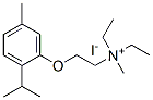 diethyl-methyl-[2-(5-methyl-2-propan-2-yl-phenoxy)ethyl]azanium iodide