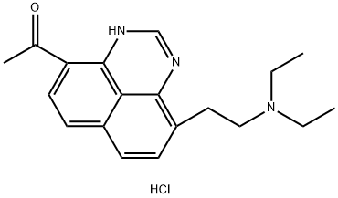 1-beta-Diethylaminoethyl-4-acetylperimidine dihydrochloride