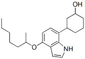 4-(2-Heptyloxy)-7-(3-hydroxycyclohexyl)indole