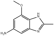 1H-Benzimidazol-5-amine,7-methoxy-2-methyl-(9CI)