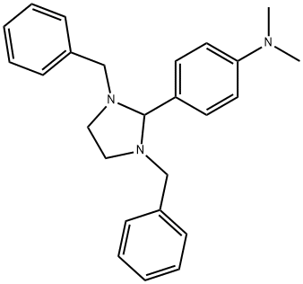 4-(1,3-dibenzyl-2-imidazolidinyl)-N,N-dimethylaniline