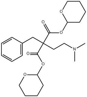 MALONIC ACID, BENZYL (2-DIMETHYLAMINOETHYL)-, BIS(TETRAHYDROPYRAN-2-YL) ESTER