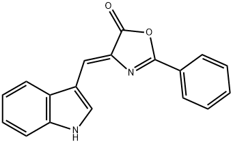 (4Z)-4-(1H-吲哚-3-基亚甲基)-2-苯基-恶唑-5-酮