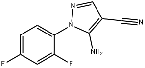 5-amino-1-(2,4-difluorophenyl)-1H-pyrazole-4-carbonitrile