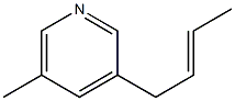 3-Picoline,5-(2-butenyl)-(6CI)