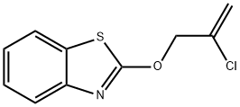 Benzothiazole, 2-(2-chloroallyloxy)- (6CI)