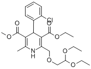 3-乙基-5-甲基-4-(2-氯苯基)-2-(2,2-二乙氧基乙基氧甲基)-6-甲基-1,4-二氢吡啶-3,5-二甲酸酯