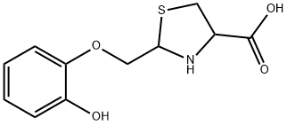 2-((2-Hydroxyphenoxy)methyl)-4-thiazolidinecarboxylic acid