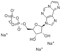3-[5-O-[羟基(磷酰氧基)亚膦酰]-BETA-D-呋喃核糖基]-3H-咪唑并[2,1-I]嘌呤二钠盐