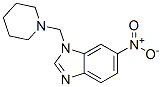 6-nitro-1-(1-piperidylmethyl)benzoimidazole