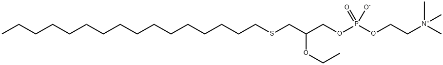 1-thiohexadecyl-2-ethyl-glycero-3-phosphocholine