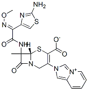 7-(2-(2-aminothiazole-4-yl)-2-methoxyiminoacetamido)-3-(imidazo(1,5-a)pyridinium-2-yl)methyl-3-cephem-4-carboxylate