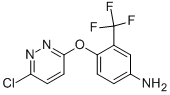 BENZENAMINE, 4-[(6-CHLORO-3-PYRIDAZINYL)OXY]-3-(TRIFLUOROMETHYL)-